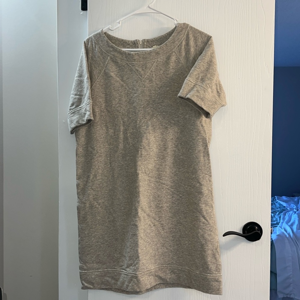 J Crew M short sleeve sweater dress